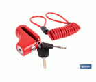 CANDADO DE FRENO DE DISCO BULÓN Ø5,5 MM CON CABLE