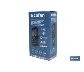 MEDIDOR DISTANCIAS LÁSER 50 M 6 FUNCIONES