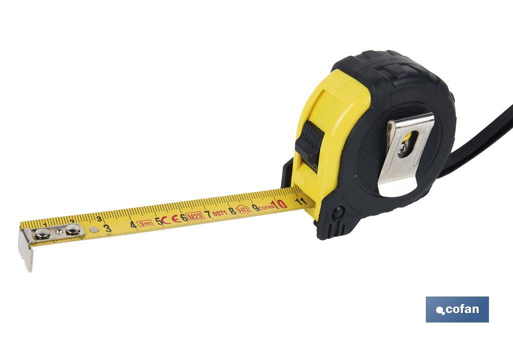 FLEXÓMETRO PROTEC. GOMA 16 MM X 3 M