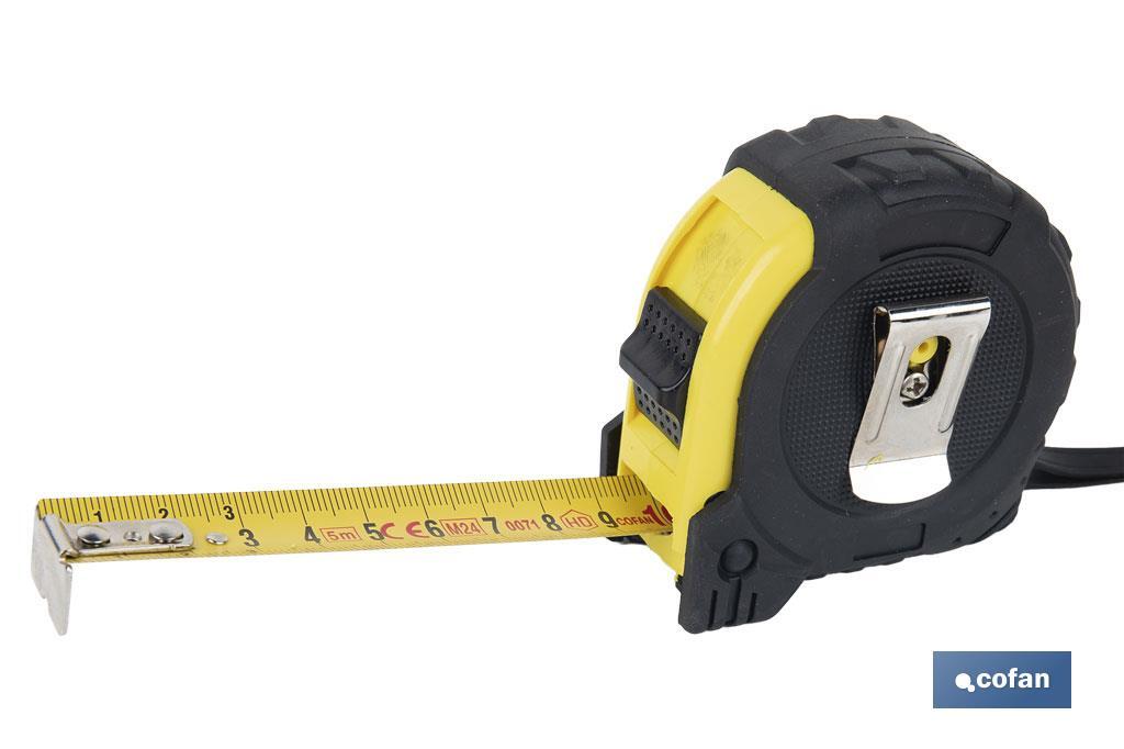 FLEXÓMETRO PROTEC. GOMA 19 MM X 5 M