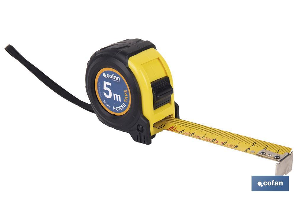 FLEXÓMETRO PROTEC. GOMA 25 MM X 5 M