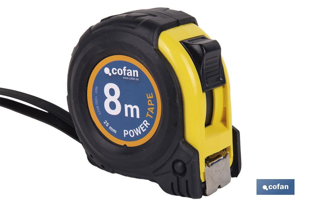 FLEXÓMETRO PROTEC. GOMA 25 MM X 8 M