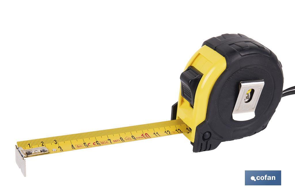 FLEXÓMETRO PROTEC. GOMA 25 MM X 8 M