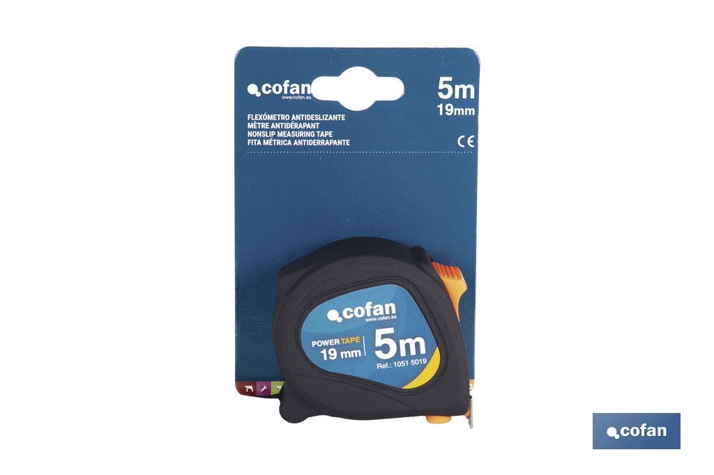 FLEXÓMETRO ANTIDESLIZANTE 16 MM X 3 M