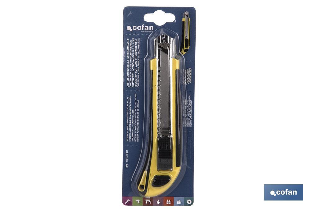 CUTTER CUCHILLA INTERCAMBIABLE (18 MM)