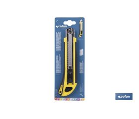 CUTTER CUCHILLA INTERCAMBIABLE (18 MM)