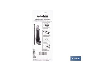 CÚTER DE ALUMINIO 18 MM