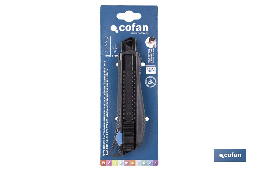 CÚTER ANTIDESLIZANTE HEAVY DUTY 18 MM