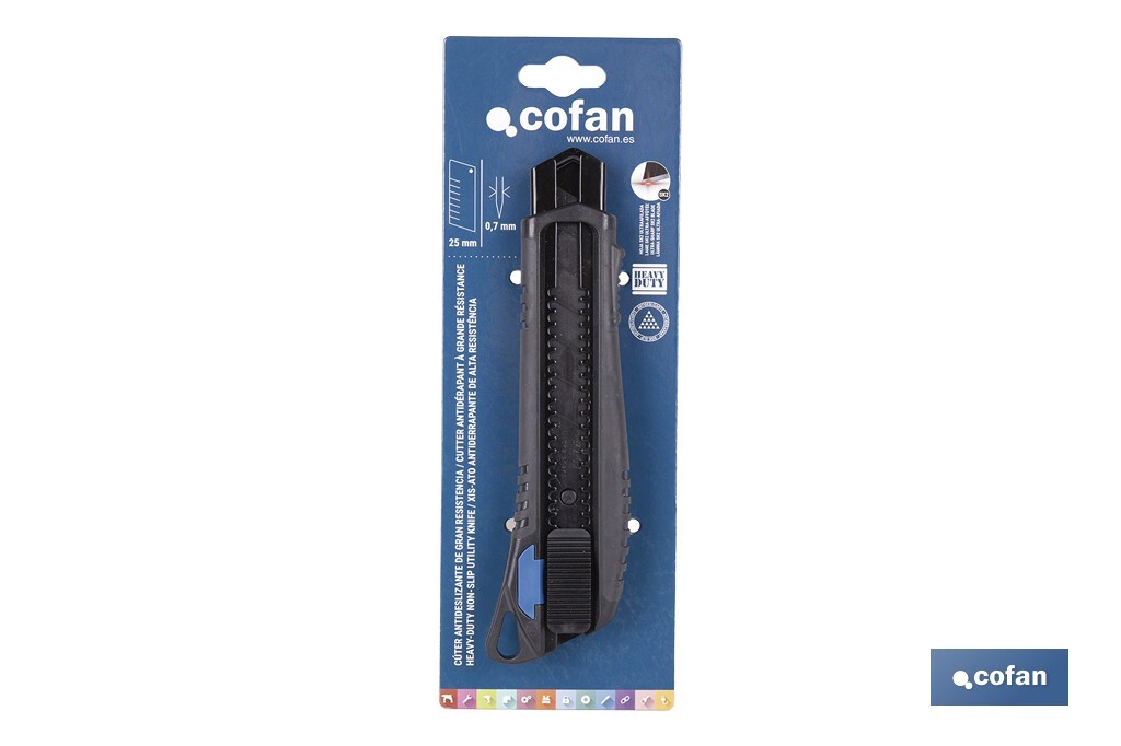 CÚTER ANTIDESLIZANTE HEAVY DUTY 25 MM