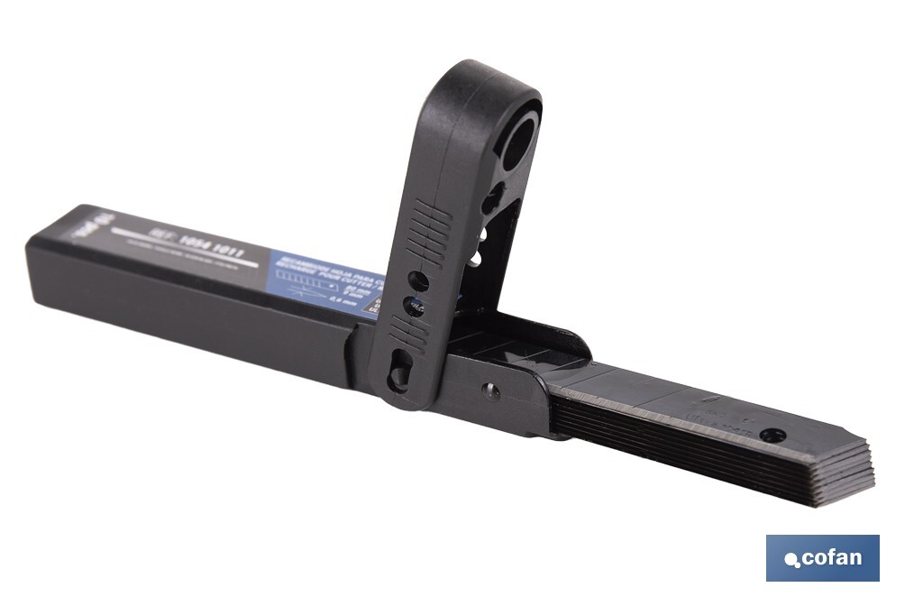 RECAMBIO 10 UDS. HOJA NEGRA SK2 65HRC PARA CÚTER 9 X 80 X 0,6 MM