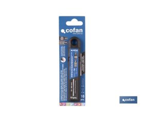 RECAMBIO 10 UDS. HOJA NEGRA SK2 65HRC PARA CÚTER 18 X 100 X 0,7 MM