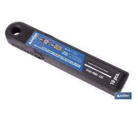 RECAMBIO 10 UDS. HOJA NEGRA SK2 65HRC PARA CÚTER 25 X 126 X 0,7 MM