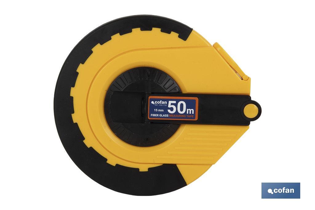 CINTA MÉTRICA FIBRA VIDRIO/ABS  20 Mts