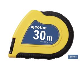 Cinta Métrica | Fabricada en acero y recubierta en nylon | Medidas de 30 y 50 metros