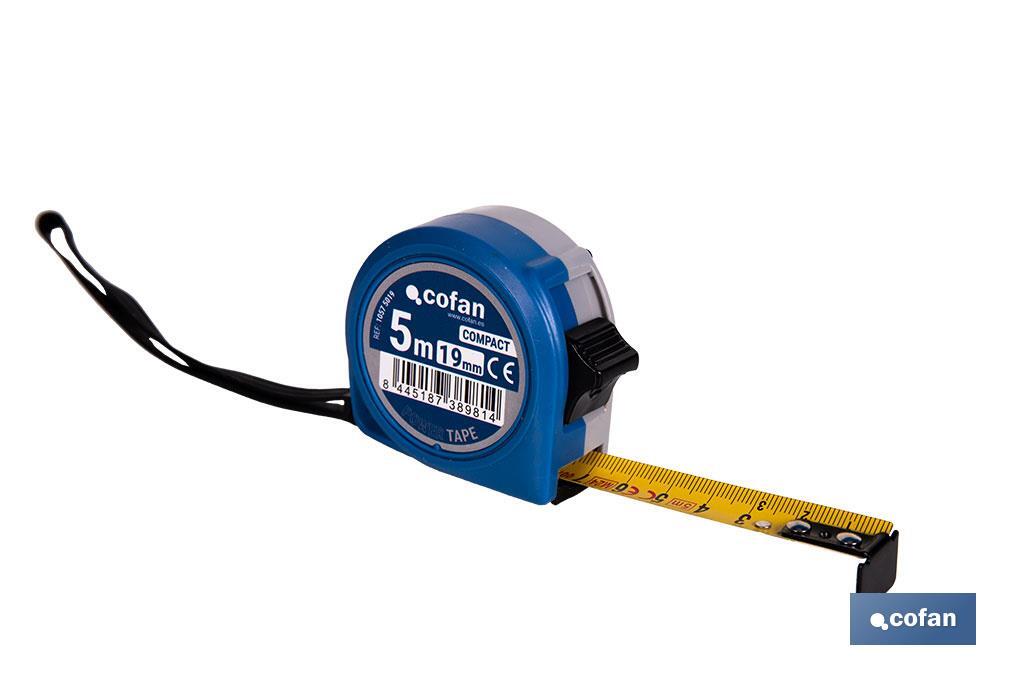 FLEXÓMETRO ESTÁNDAR 19 MM X 5 M