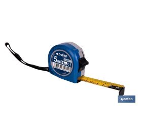 FLEXÓMETRO ESTÁNDAR 19 MM X 5 M