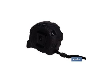 FLEXÓMETRO HOJA NEGRA DOBLE CARA 25 MM X 5 M