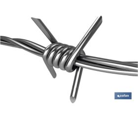 ALAMBRE DE ESPINO GALVANIZADO 1,7mm X 50m