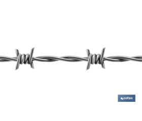 ALAMBRE DE ESPINO GALVANIZADO 1,7mm X 50m