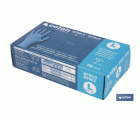 Caja de 100 unidades de guantes de nitrilo | Finos y elásticos | Sin polvo | Cómodos y agradables al tacto