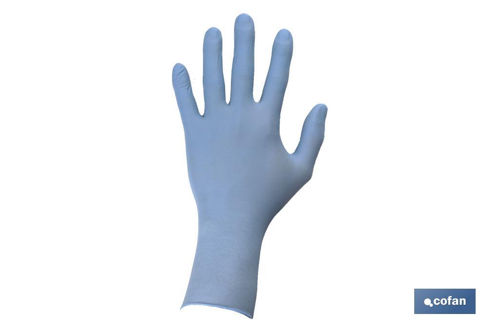 CAJA 100 UNDS. GUANTES DE NITRILO T - S