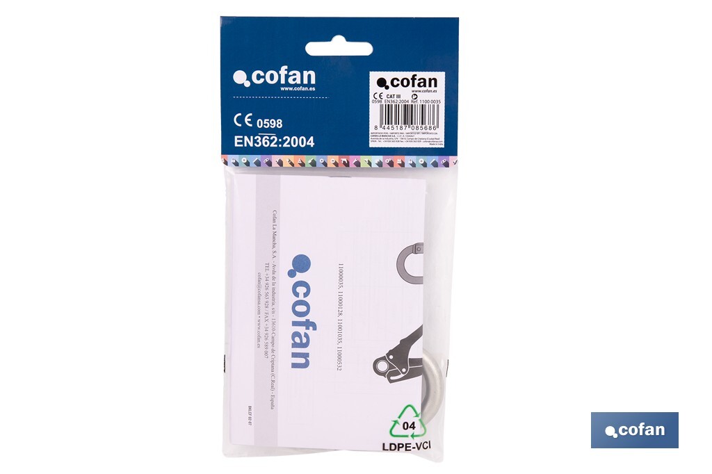 MOSQUETÓN CON ROSCA SEGURIDAD