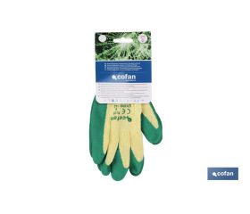 BLÍSTER DE GUANTE DE LÁTEX RUGOSO VERDE TALLA 10 VENTA UNITARIA