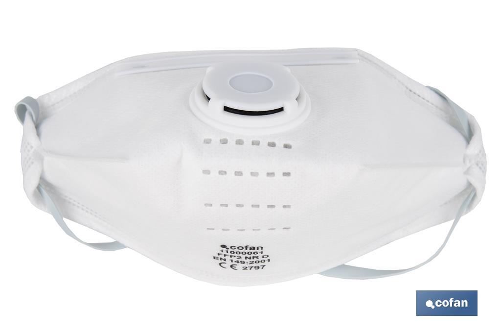 MASCARILLA CON VALVULA FFP2D