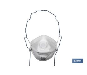 MASCARILLA CON VALVULA FFP2D