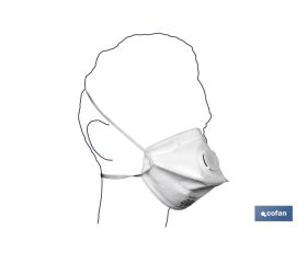 MASCARILLA CON VALVULA FFP2D