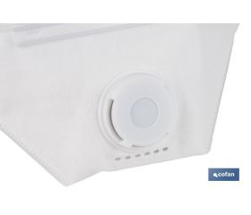 MASCARILLA CON VALVULA FFP2D