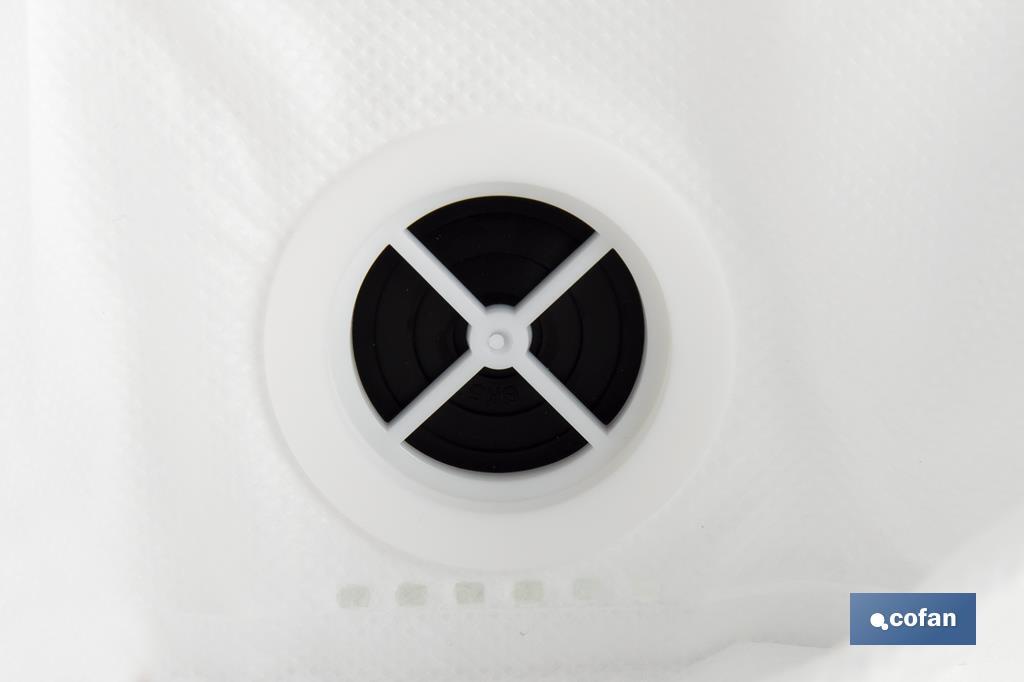 MASCARILLA CON VALVULA FFP2D