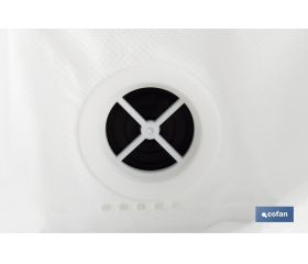MASCARILLA CON VALVULA FFP2D