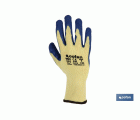 GUANTE LATEX RUGOSO AZUL TALLA 10