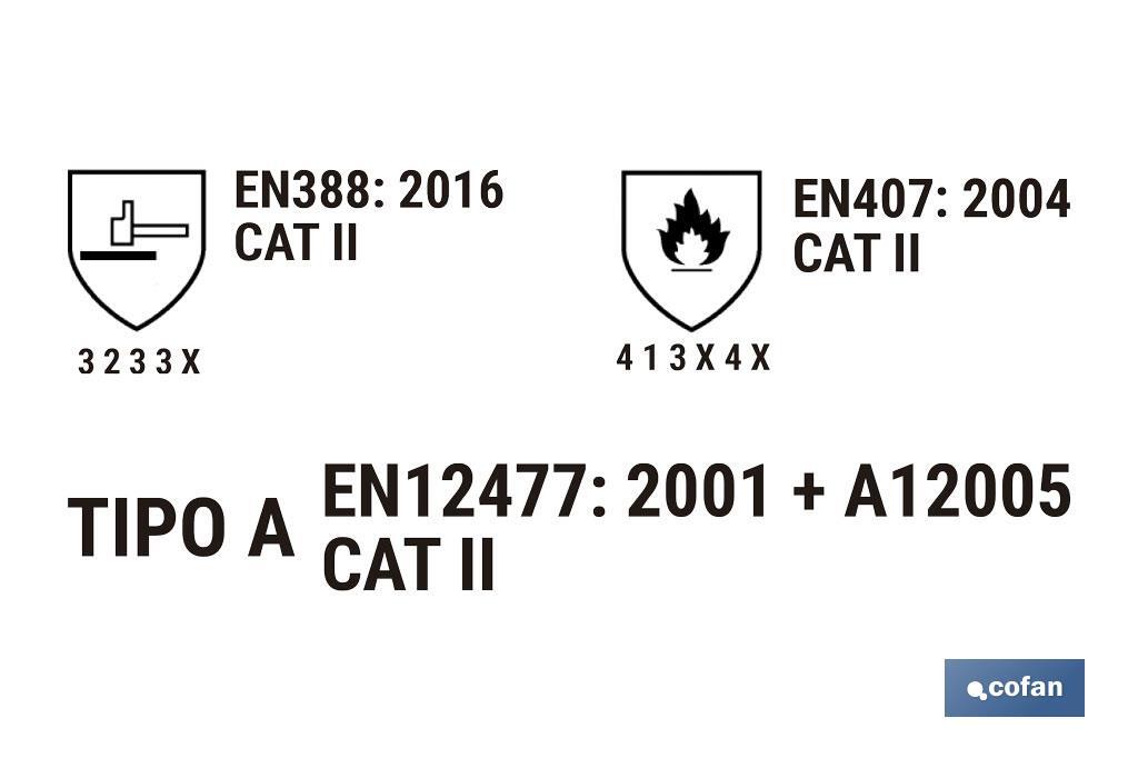 GUANTE ROJO SOLDADOR