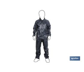 TRAJE AGUA AMARILLO POLIESTER/PVC TALLA L