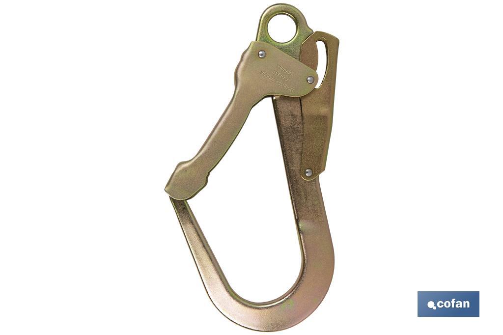 MOSQ. ACERO P/ANDAMIOS BLOQUEO AUTOM. DOBLE ACC.