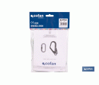 MOSQ. ACERO P/ANDAMIOS BLOQUEO AUTOM. DOBLE ACC.