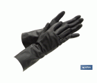 Guantes de neopreno negros | Ideales para el contacto con ácidos y detergentes | Perfectos para metalurgia y mecánica