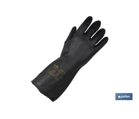 GUANTE NEGRO NEOPRENO 100% T 9