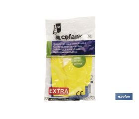 GUANTE BICOLOR LATEX REFORZADO T 10 VENTA UNITARIA