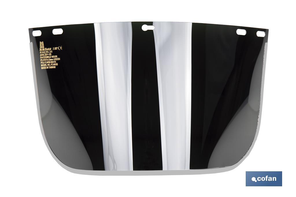 PLASTICO PROTECTOR OSCURO 400 MM.