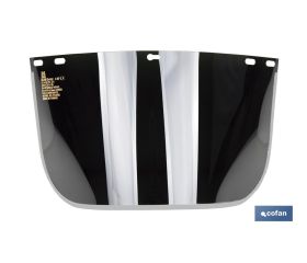 PLASTICO PROTECTOR OSCURO 400 MM.