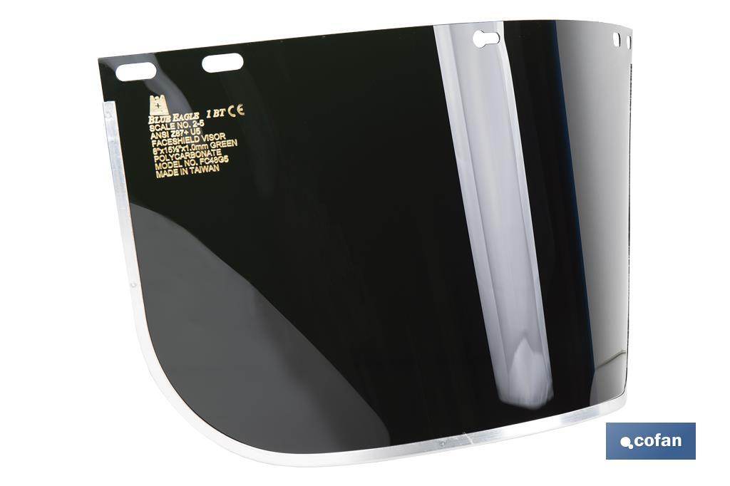 PLASTICO PROTECTOR OSCURO 400 MM.