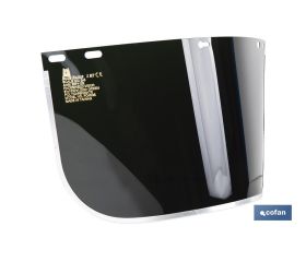 PLASTICO PROTECTOR OSCURO 400 MM.