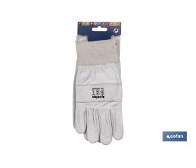 GUANTE AJUSTABLE PIEL FLOR REFORZADO TALLA 9