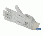 Guantes ajustables de piel flor reforzados | Excelente sujeción y protección | Cómodos y resistentes | Para múltiples tareas