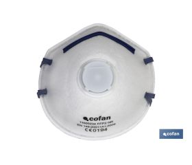 Mascarilla FFP2 NR | Con válvula Extra confort | Protección Auto filtrante | Pack de 10 Unidades