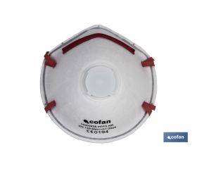 Mascarilla FFP3 NR | Con válvula Extra confort | Protección Auto filtrante | Pack de 10 Unidades