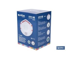 MASCARILLA PROTEC. C/VALVULA CE FFP3 NR